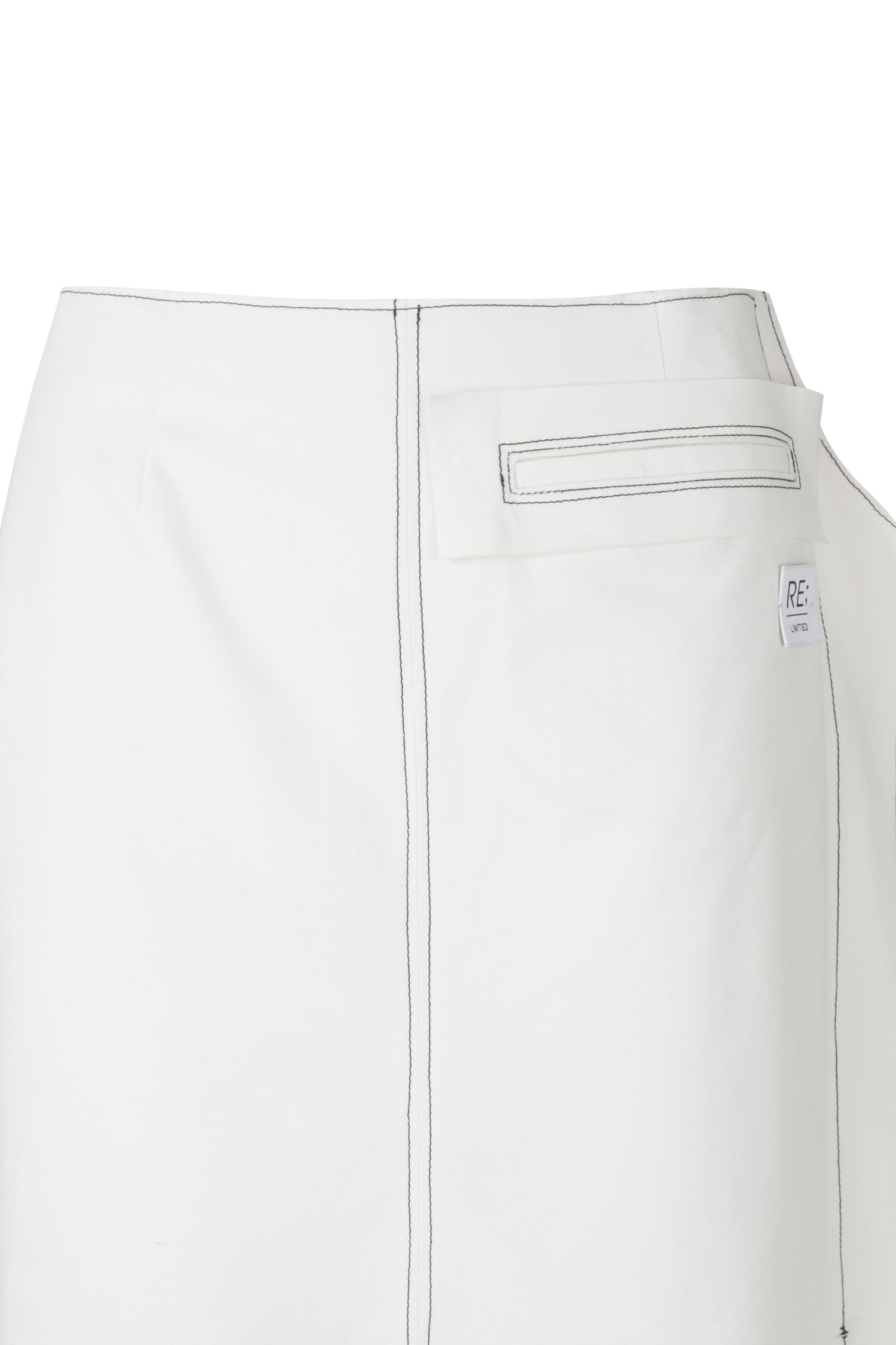 Asymmetry Linen Midi Skirt - Recode Global