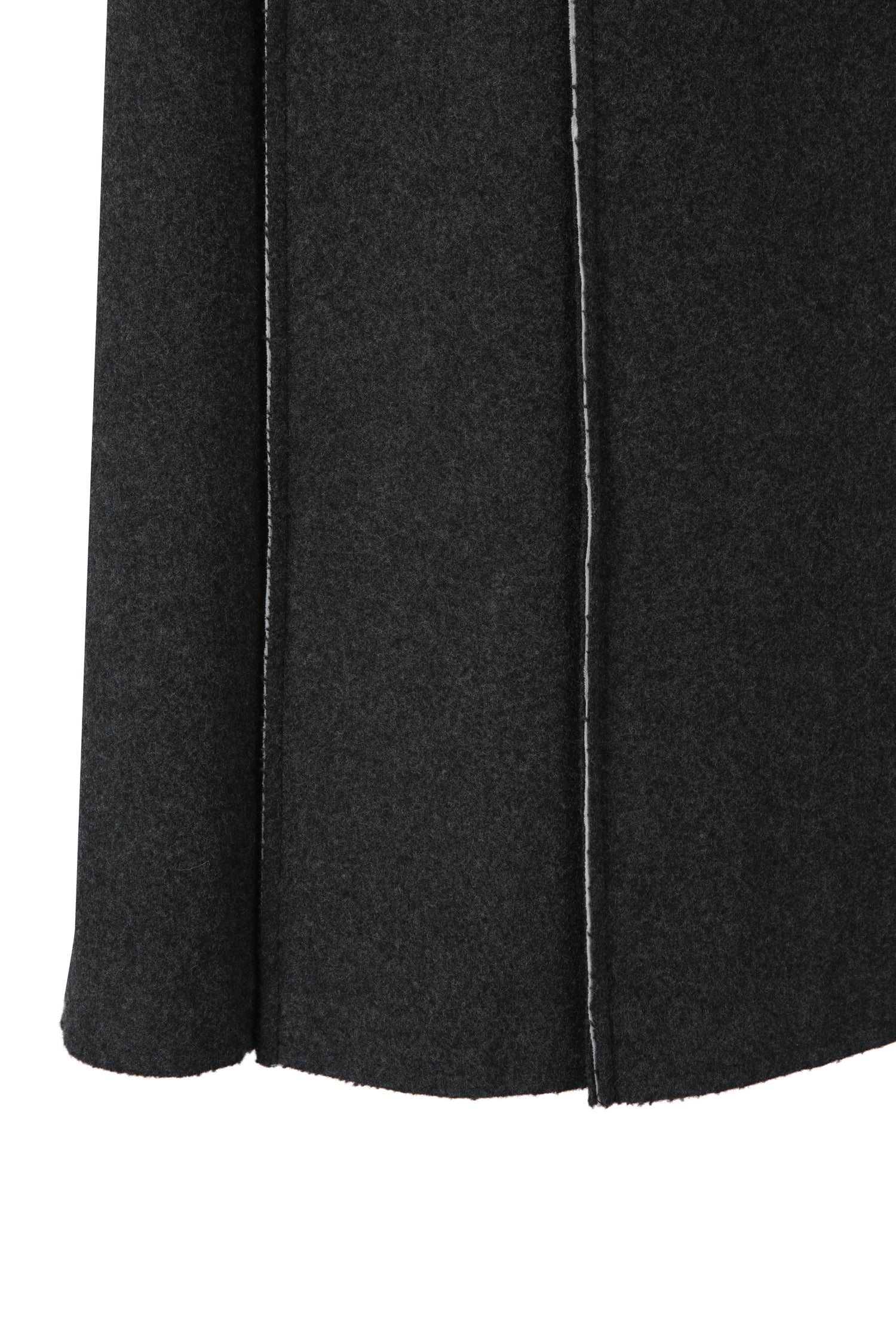 Raw Edge Detail Flare Long Skirt - Recode Global