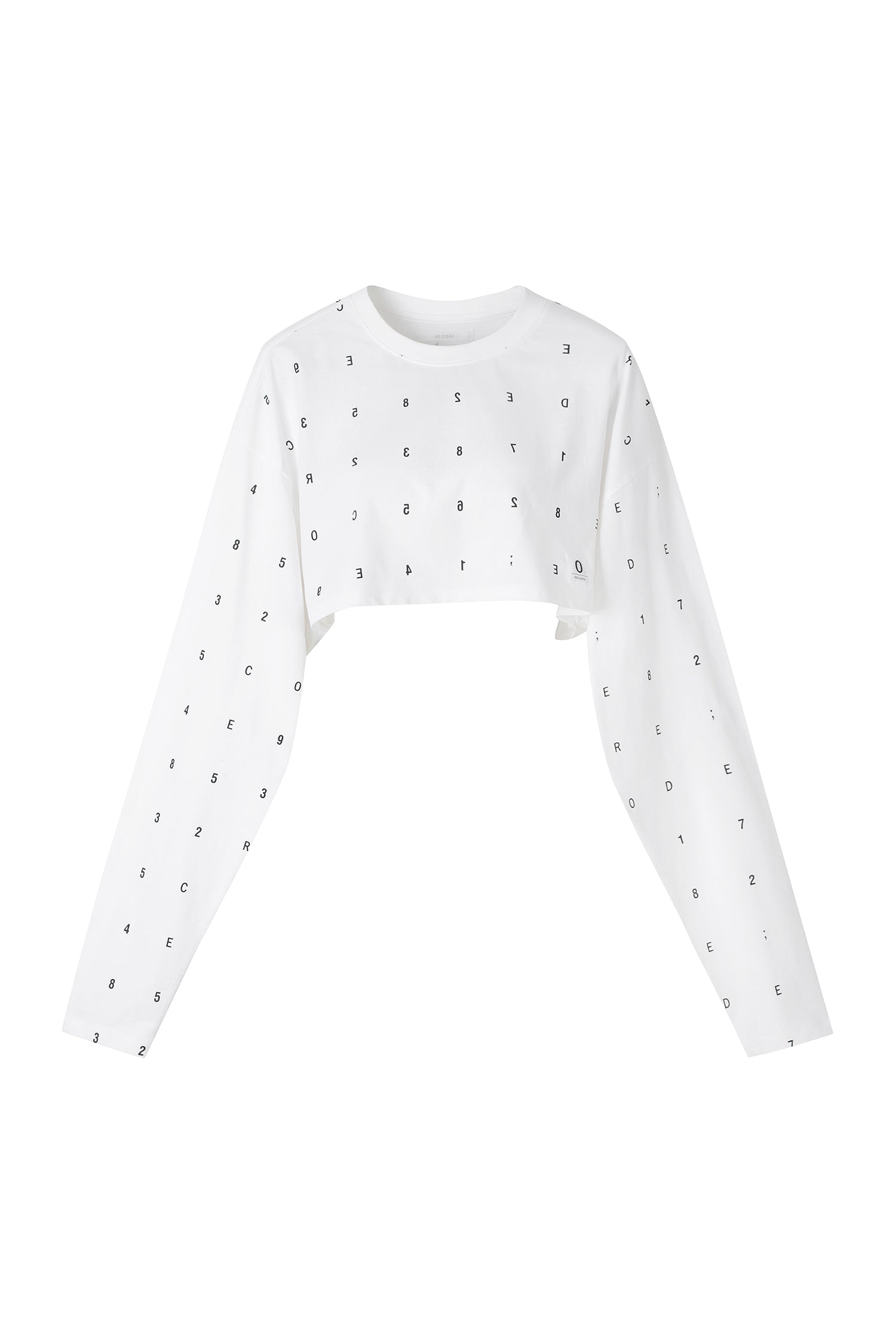 Printed jersey crop top muffler - Recode Global