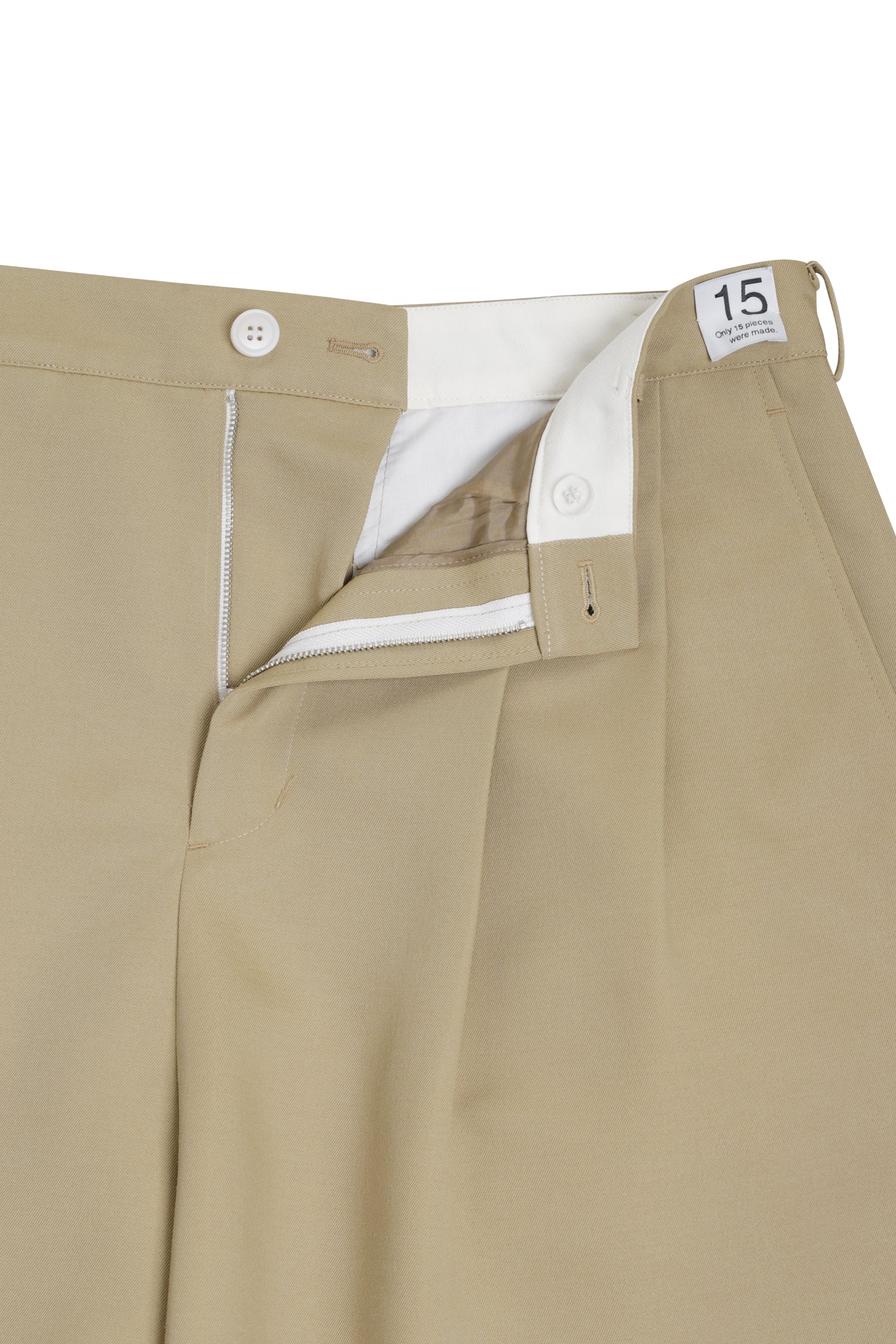 Raw Edged Two Tuck Pants - Recode Global