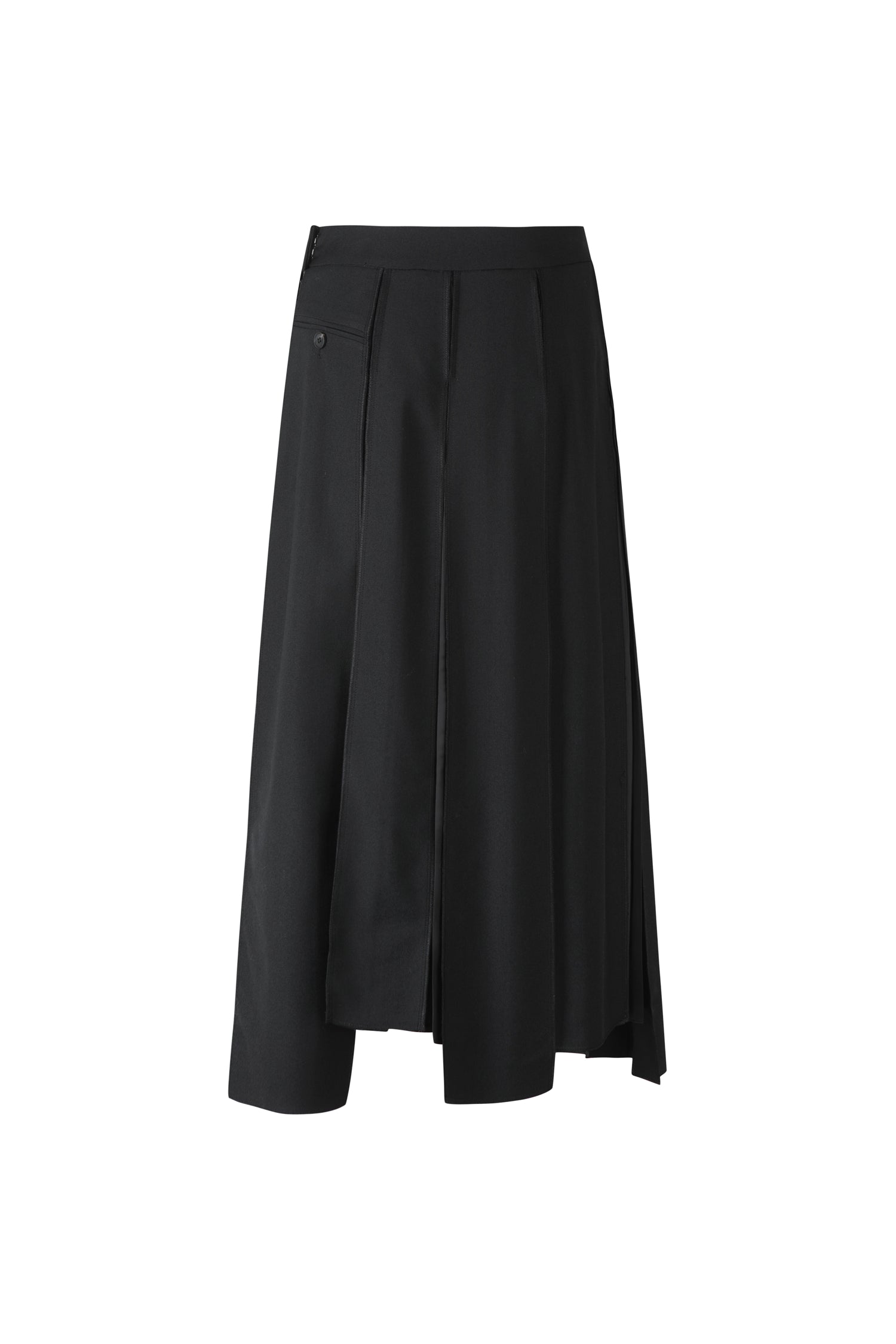 Unbalanced Pleats Skirt - Recode Global