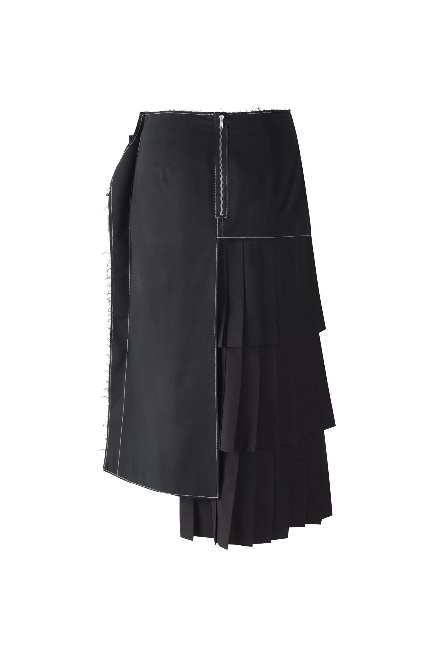 Unbalanced Pleated Skirt - Recode Global