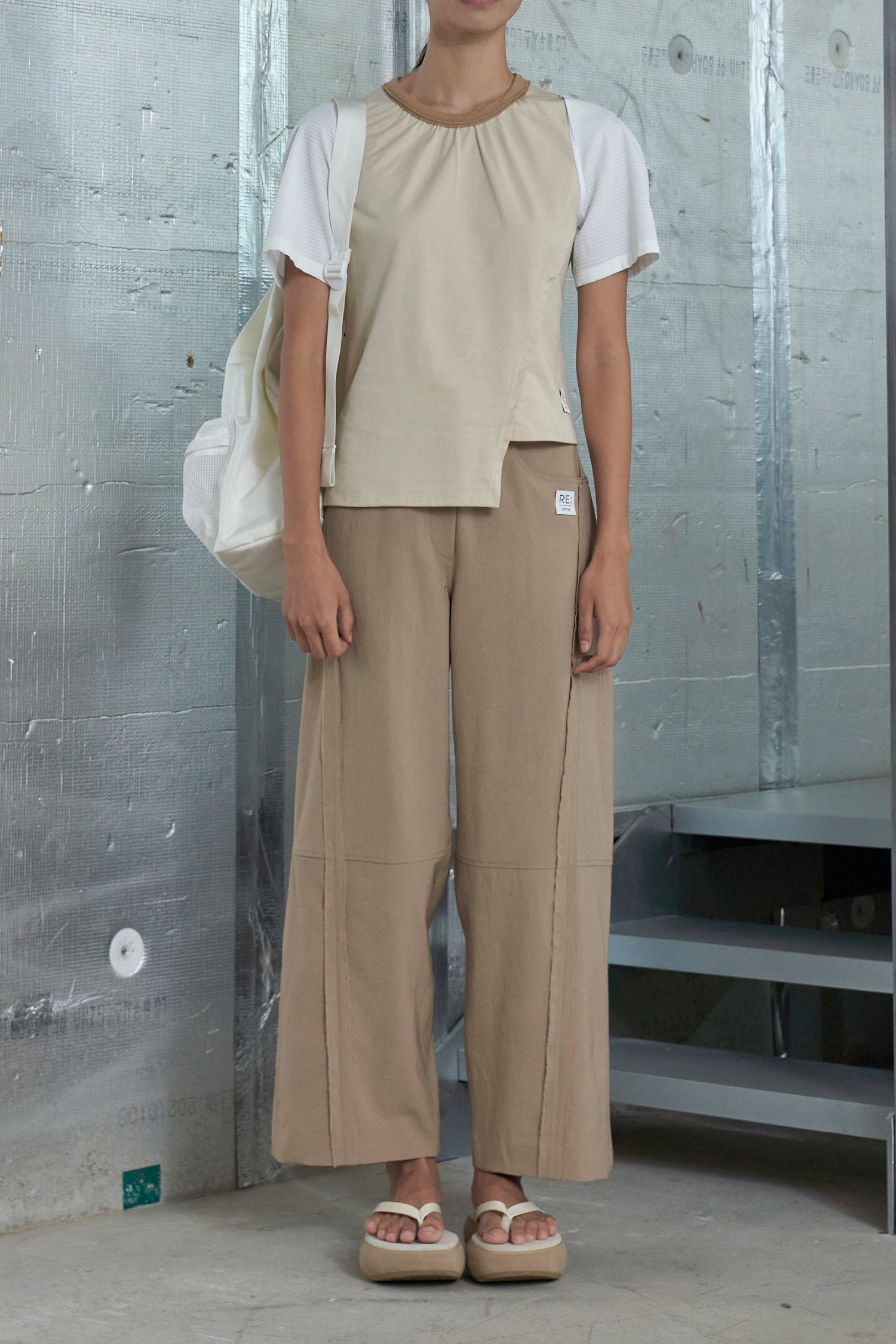 Cut-Out Detail Pants - Recode Global