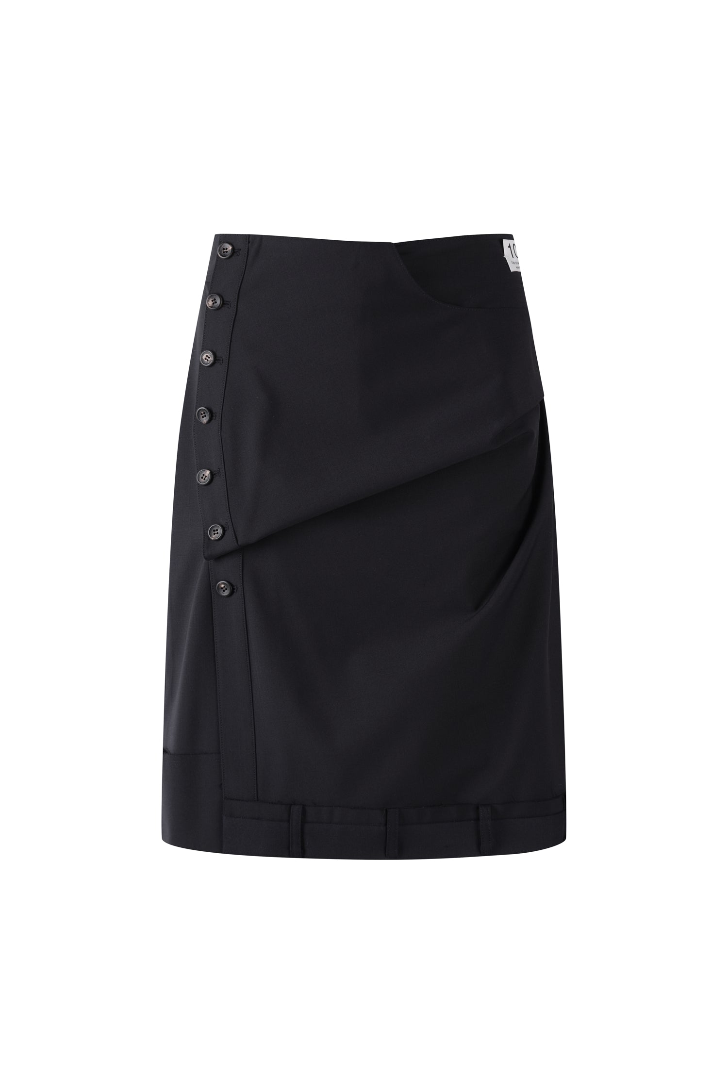 Draped Bermuda Shorts - Recode Global