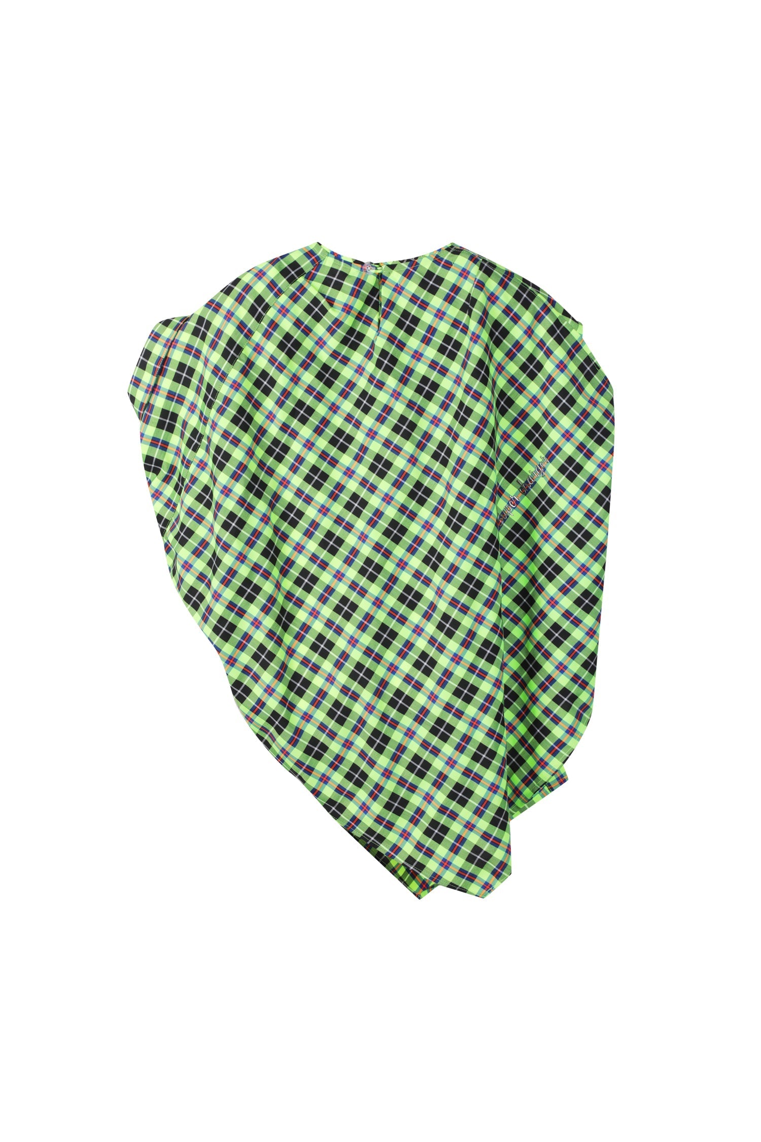 Unbalanced Green Check Shirts - Recode Global