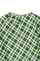 Unbalanced Green Check Shirts - Recode Global