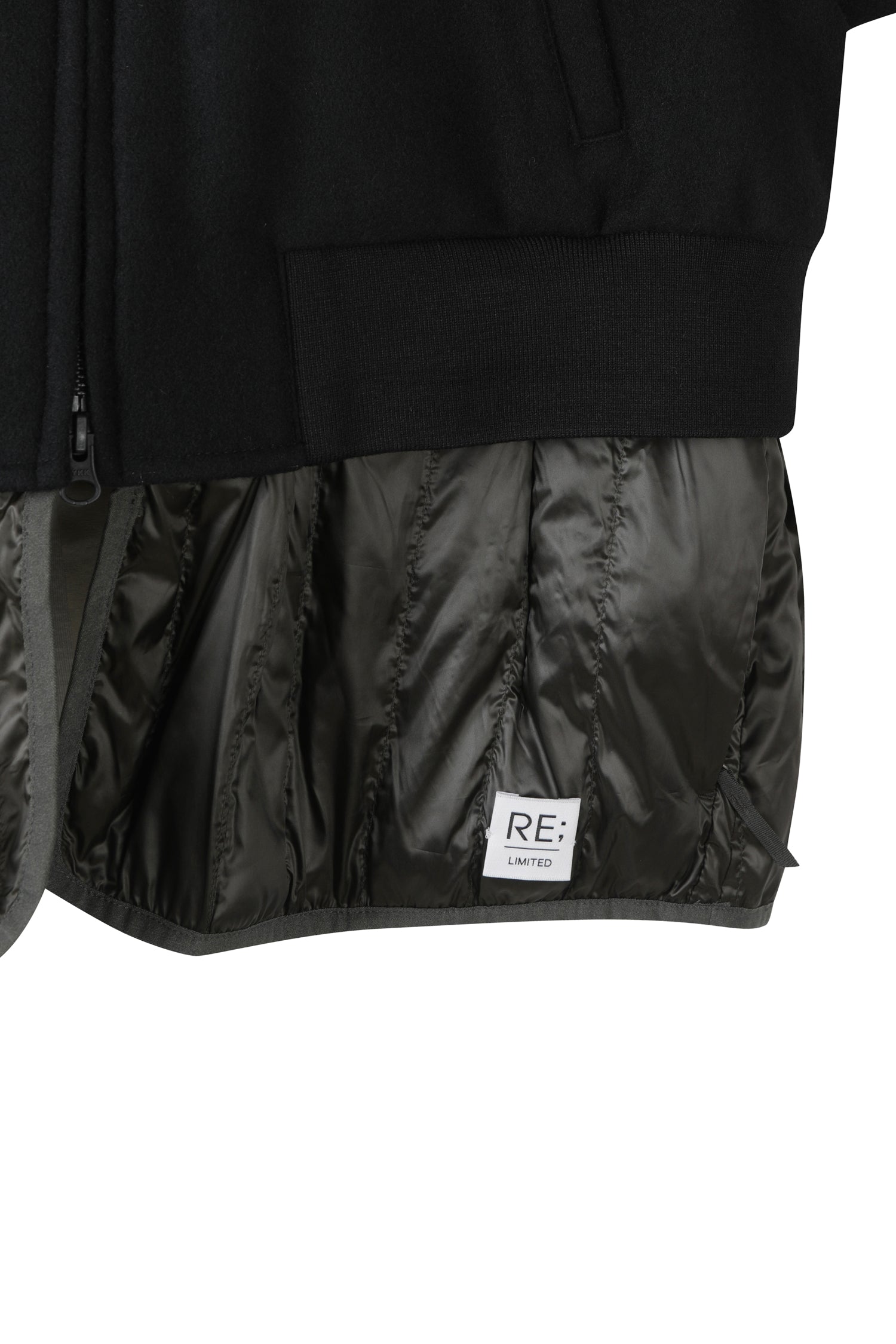 Down Mixed Bomber Jumper - Recode Global