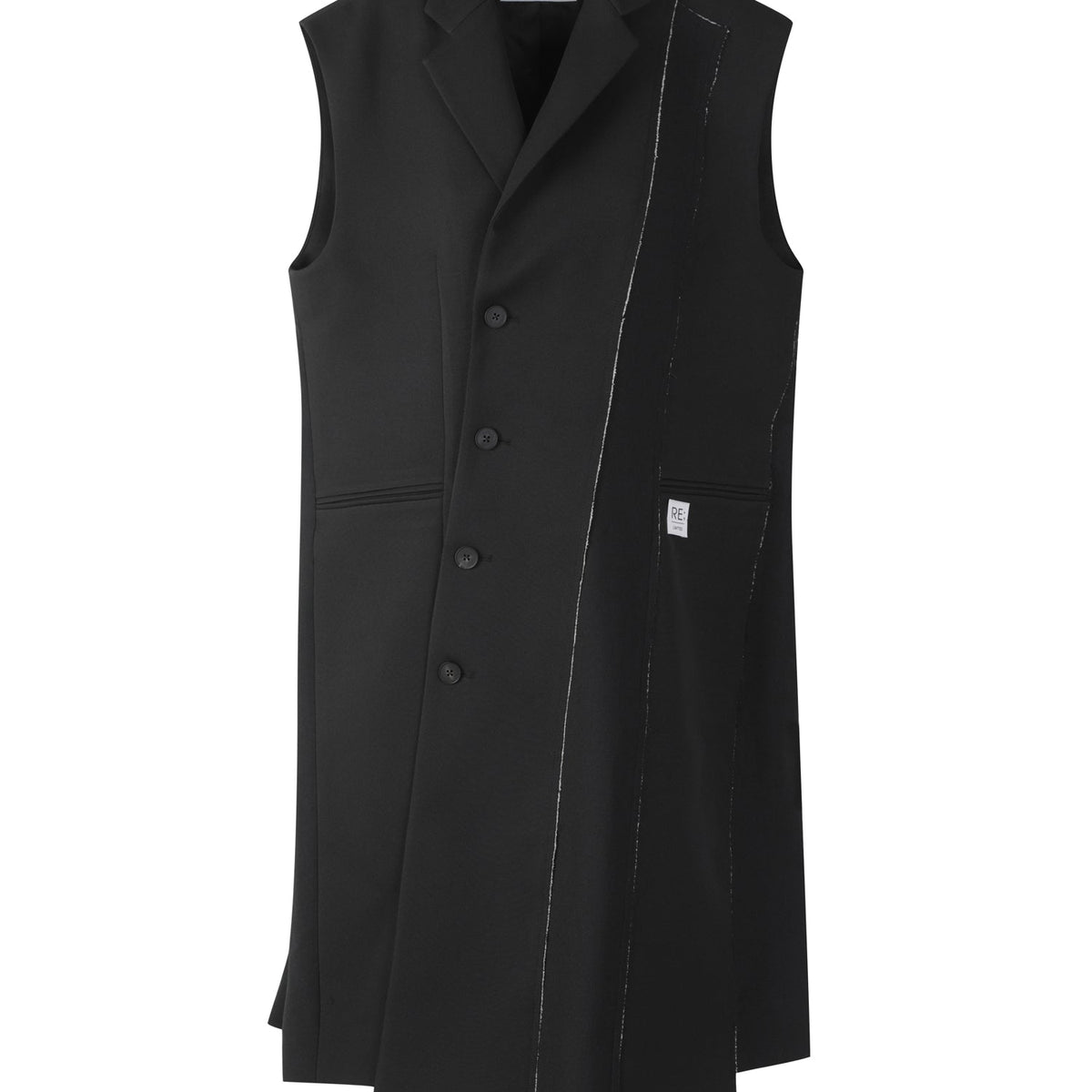 Patch Work Long Vest – CIRCULAR LIBRARY