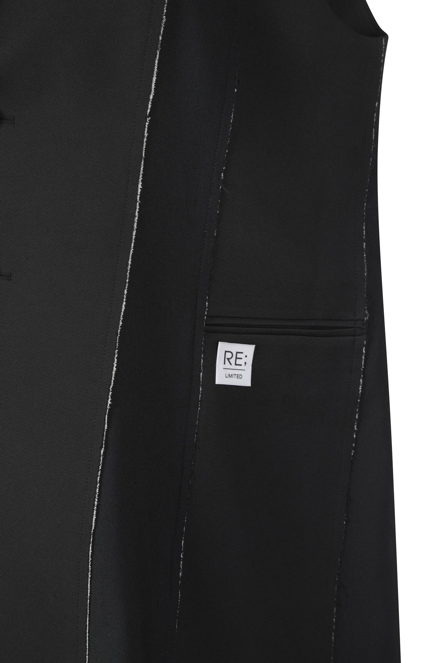 Patch Work Long Vest - Recode Global